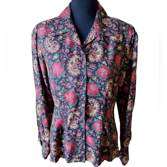 JONES Wear French Cuff Blouse - Picture 1 of 6